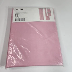 VIVAN Curtains 1 pair pink polyester cotton New 57in x 98.5in (145x250 CM) New  - Picture 1 of 12