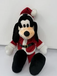 Disney GOOFY Weihnachtsmann Plüsch 18 Zoll Vintage mit Köperanhänger Weihnachten - Bild 1 von 4