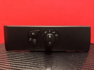 OEM 2004 BMW E60 E61 Headlight Switch w/trim Black 692529104 GC Works  - Foto 1 di 12