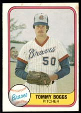 1981 Fleer Tommy Boggs Atlanta Braves #261