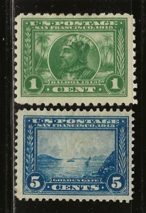 UNITED STATES Classics...Sc #397 & 399...Mint HH, HR...1913...SCV $85.00 - Picture 1 of 1
