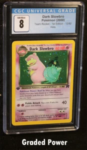 Pokemon Team Rocket 1ª Edición Dark Slowbrow CGC 8 Holo (5005) 12/82 - Imagen 1 de 1