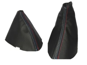 Automatic Gear Handbrake Gaiter For BMW X5 E53 1999-2006 Leather TRI Stitch - Picture 1 of 6