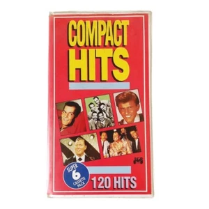 Compact Hits Rock & Roll 120 Tracks 6 Cassette Tapes | Clamshell Case - Picture 1 of 6