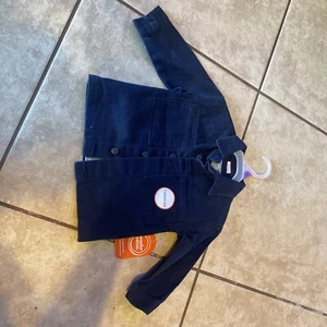 Wonder Nation Baby Boys Blue Knit Denim Jacket W/ T-Shirt 2 Piece set - Picture 1 of 5