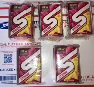 LOTX 5 (each 5x 5total 25 Gums )Lemon- berry Sugar Free Gum Discontinued 👍 - Picture 1 of 4