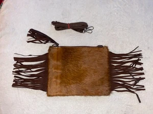 Neu & echtes Rindsleder Umhängetasche Handtasche & Schultertasche 10”x 8” - 753 - Bild 1 von 3