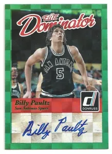 2014-15 DONRUSS ELITE BASKETBALL - BILLY PAULTZ AUTO - #18 - 127/149 - SPURS - Picture 1 of 1