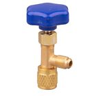 Brass 14 SAE Can Valve Opener for R134A R22 R410A Gas Easy to Use and Install