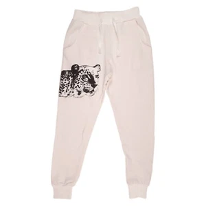 UNIF Sweatpants Adult Small Haba Story Designer Cheetah Graphic White - Picture 1 of 12