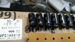 Panasonic 560uF50V 12x25 105C FC condensador electrolítico EEUFC1H561B Lote-2 piezas.  - Imagen 1 de 4
