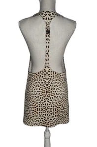 Victorias Secret S Small Women's Swim Sexy Cover Up Beachwear Pool Leopard Print - Picture 1 of 10