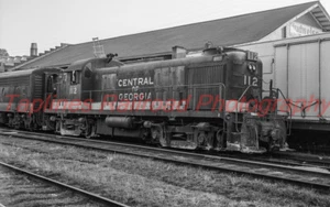 Central of Georgia #112 RS-3 ATHENS GA 5-26-1967 NEW 5X8 PHOTO - Picture 1 of 1