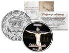 MICHELANGELO * CRUCIFIX * Jesus Christ Statue JFK Kennedy Half Dollar U.S. Coin