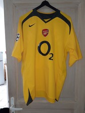 Maillot arsenal 2005 2006 # bergkamp 10 # Camiseta Jersey Maglia shirt UCL  L