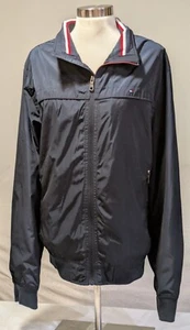 Tommy Hilfiger Men's Performance Bomber Jacket XL Navy Blue Jacket - Picture 1 of 18