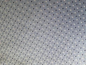 10" 100% silk square-blue with white and navy dots-17 - Picture 1 of 4