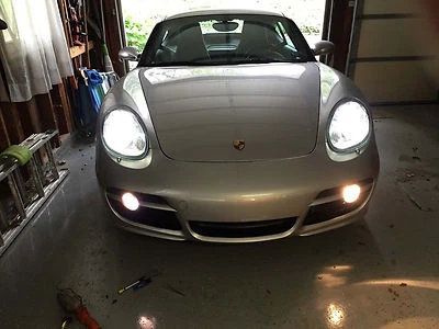 Kit de luces de conducción de faros antiniebla de parachoques con DRL incorporados para Porsche Cayman 987C Foto 1 de 4