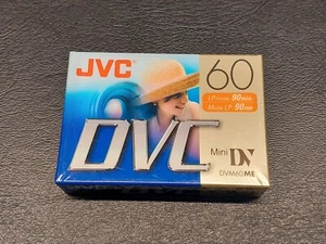JVC Mini DV Tape Still Sealed DVC60ME Brand New - Picture 1 of 2