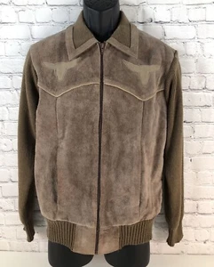 De Colección ~ Silton California ~ Chaqueta de Gamuza Tejida por Cable Abrigo Suéter Para Hombres Grande 2608 - Imagen 1 de 9