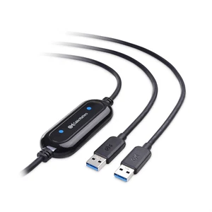 USB 3.0 Data Transfer Cable PC to PC for Windows, USB Transfer Cable in 6.6 Ft - - Picture 1 of 12
