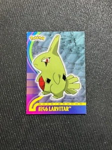 2001 Topps Pokemon Edición Animación TV Johto Serie 1 Larvitar #246 Primera impresión - Imagen 1 de 2