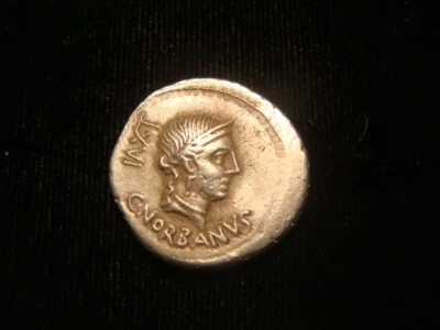 Rom Rep. NORBANA. DENARIUS. 84 BC. Venus. Grain ear fasces axe caduceus. Modern. - Image 1 of 2