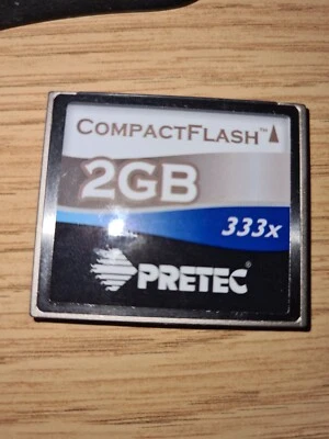 PreTec 2gb compact flash 333x 50mb/s CFS302G/CFS302-UF - Image 1 of 2