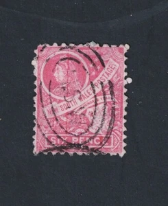 New South Wales #80 USED - 1888 6p Queen Victoria & Coat Of Arms............251 - Picture 1 of 2