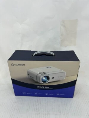 Vankyo Leisure D30T 720p 100 ANSI Wi-Fi Mini Projector - White..... - Image 1 of 3
