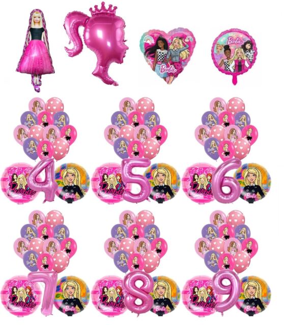 Set Globos Aluminio 5 piezas Barbie – Tu Fiesta a un Click