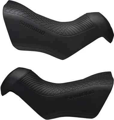 Shimano Ultegra ST-R8070 STI Bicycle Lever Hoods Pair Replacement Black - Image 1 of 3
