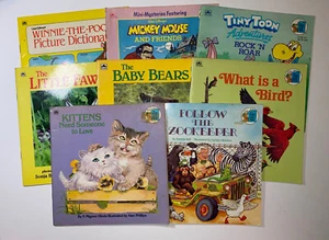 Eight Golden Look-Look Books (Western Publishing) PB - Picture 1 of 9