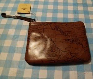 Neu mit Etikett Patricia Nash Cassini Leder Kalbsleder Geldbörse Riot rostbraun Karte - Bild 1 von 2