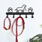 Black Pet Dog Paw Hanger Cute 5 Hooks Coat Hanger  Living Room