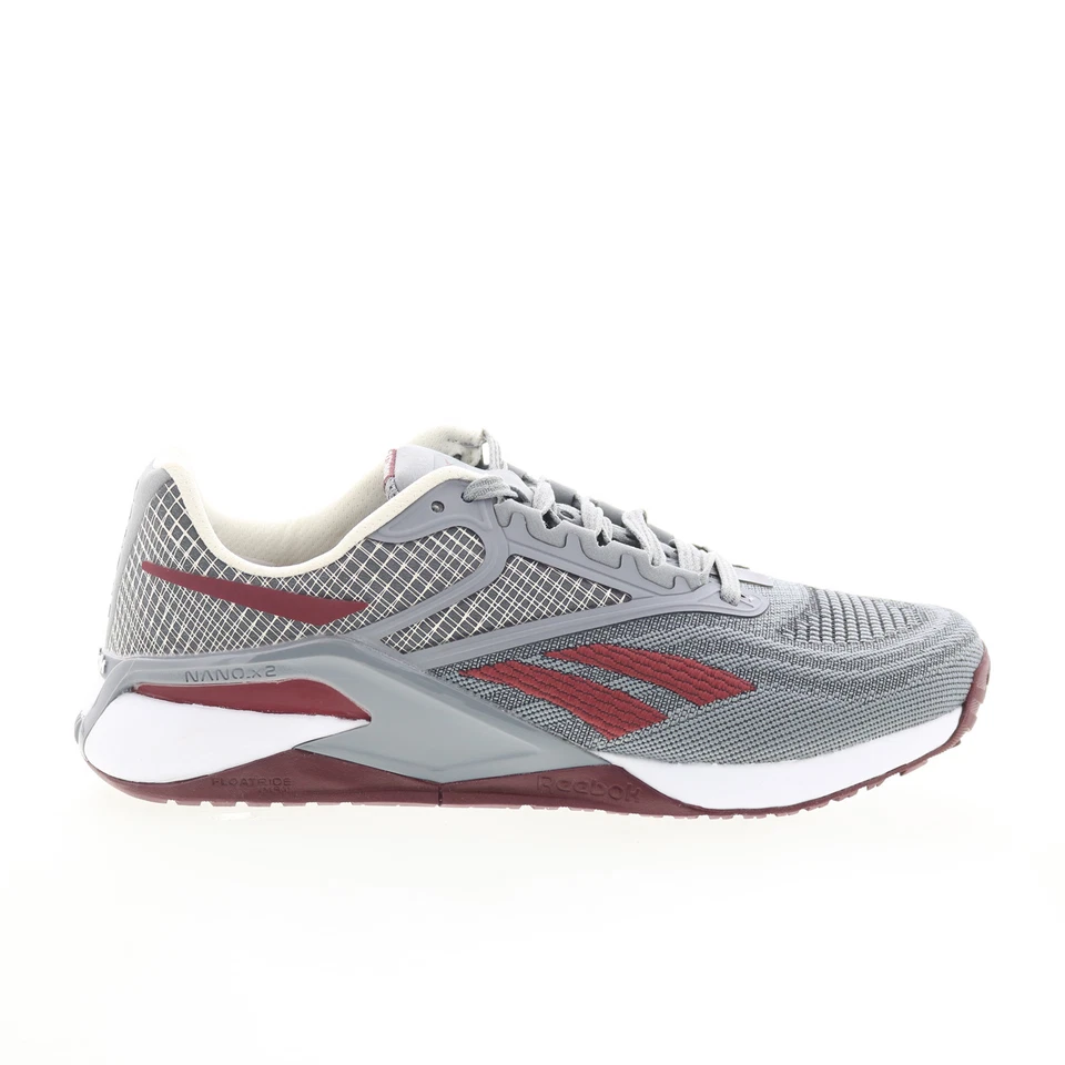 Zapatos deportivos de entrenamiento cruzado Reebok Nano X2 para hombre gris malla con cordones Foto 1 de 4