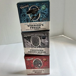 Game of Thrones DR Squatch Soap 1000 Sword Scrub Viserions Freeze Drogons Blaze - Picture 1 of 5