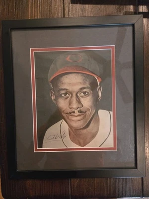 Satchel Paige Signed AUTO Cleveland Indians Sport Magazine Photo Rookie PSA Cert - Image 1 of 3