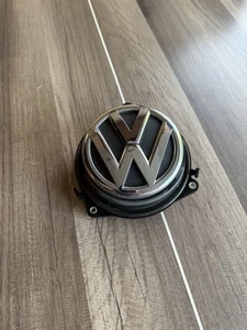 VW GOLF GTI 10-14 OEM TRUNK HATCH RELEASE HANDLE LOCK EMBLEM, P# 6RO 827 469 C - Picture 1 of 3