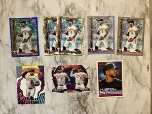 Carlos Correa 8 Card Lot | 2025 Topps Holiday Blue Speckle /199, Lt Blue,Glitter - Picture 1 of 2