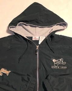 Disneyland Jacke Herren XL grün Tigger Kapuze Full-Zip gefüttert Windbreaker  - Bild 1 von 6