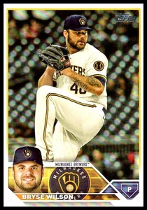 2023 Topps #383 Bryse Wilson Rainbow Foil - Picture 1 of 2