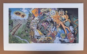 ROBERT WILLIAMS DEBBIE HARRY'S FEARS LIMITED EDITION LOWBROW ART PRINT SIGNED - Picture 1 of 5