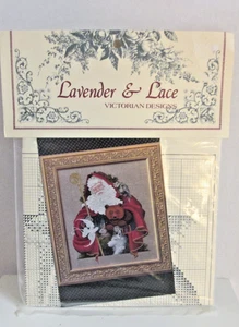 Lavender & Lace Victorian Designs Cross Stitch Pattern Santa of the Forest 1993 - Picture 1 of 2
