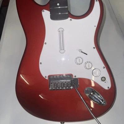 Mad Catz RockBand 2 Xbox 360 Wireless Fender Stratocaster Wooden Replica Working - Image 1 of 4