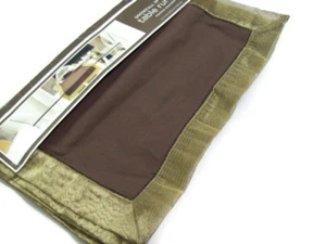 Corredor de mesa de tela marrón Snowfall Splendor 14" X 72" nuevo - Imagen 1 de 4