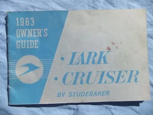 1963 Studebaker Lark Cruiser Owner's Guide Booklet 36 Pages - Picture 1 of 6