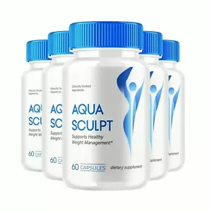 5-Pack Aqua Sculpt for Advanced Weight Loss Support AquaSculpt - 300 Capsules - Picture 1 of 5