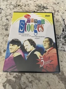 The Three Stooges 5 Episodes (DVD , 2003) Brand New Sealed - Picture 1 of 9