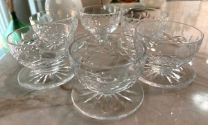 6 Waterford Crystal Lismore Footed Dessert Bowls - 2 SETS AVAILABLE-STUNNING!-RL - Picture 1 of 9